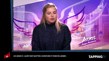 Les Anges 9 : Laury en larmes après l'annonce de son départ (Vidéo)