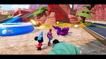 THE AVENGERS : The HULK, Spiderman & Iron Man Superheores   Mickey Mouse Frozen Elsa & Ven