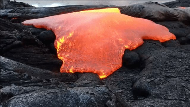 Lava Gushes From Hawaii's Kilauea Volcano