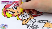 My Little Pony Coloring Book MLP EG Sunset Shimmer Episode Surprise Egg and Toy Collector SETC