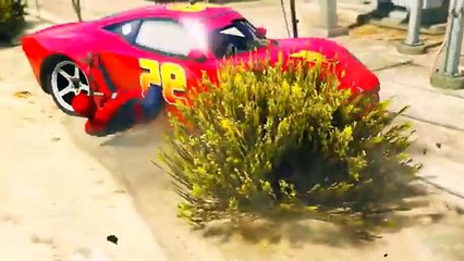 Comptines Bébé - Dessin animé francais. Camions et voitures colorées & Spiderman Cars Mcqu