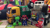 Kidschanel caja de Cerillas Apestoso el Camión de la Basura de Salvamento de Transformers Rescue Bot Coche de Juguete