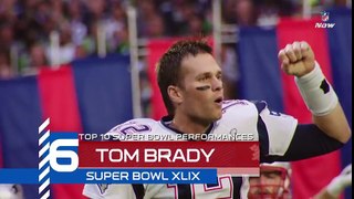 #6 Tom Brady in Super Bowl XLIX   NFL NOW   Top 10 Super Bowl Performances