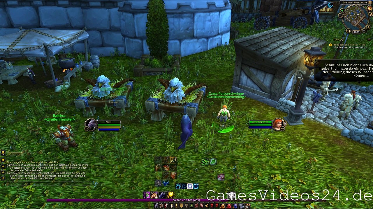 World of Warcraft Quest: Beobachtet die Insel Alcaz