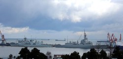 NATO Savaş Gemileri Samsun'a Demir Attı