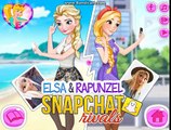 Princess Elsa and Rapunzel Snapchat Rivals if In Real Life - Competition Games For Girls