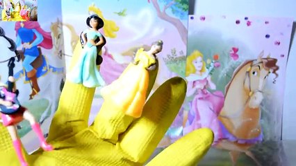 Nursery Rhymes Disney Princess Finger Family Learning Babies Song Daddy Finger Where are you