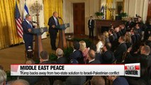 Trump backs away from two-state solution to Israeli-Palestinian conflict