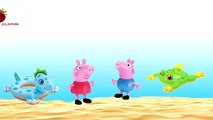 Peppa Pig Mermaid Beach Play with Little George - Candy Collecting Toys