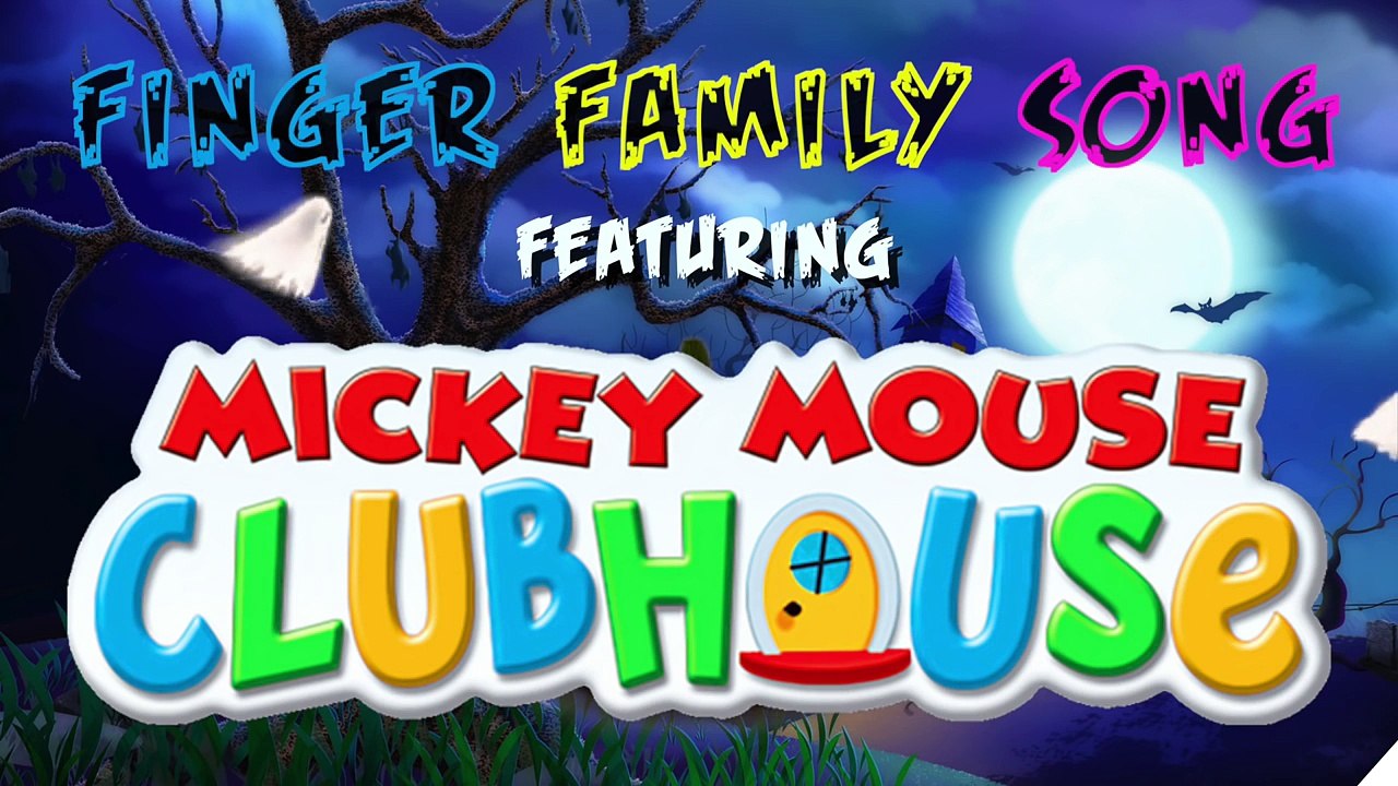 Spooky Mickey Mouse Clubhouse Ghosts Finger Family Songs