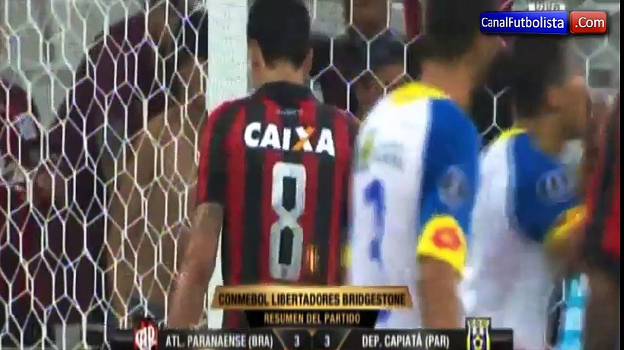 Atlético Paranaense 3-3 Deportivo Capiatá Resumen GOLES Copa LIbertadores 2017