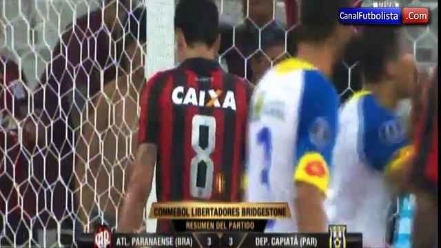 Atlético Paranaense 3-3 Deportivo Capiatá Resumen GOLES Copa LIbertadores 2017