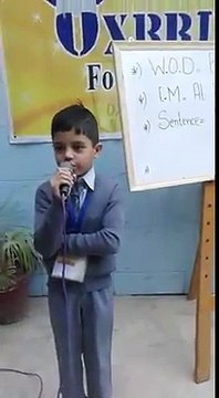 Cute Little Baby boy Giving Lecture On Islam Islam is our strong bas Islam is our strong bas