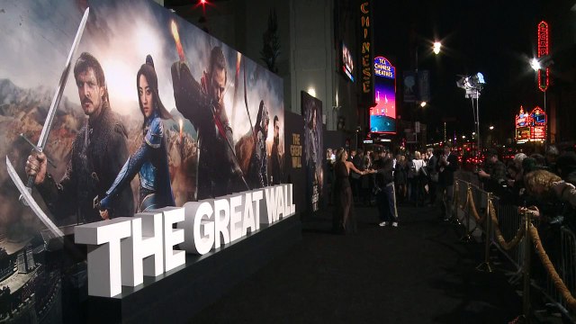 'The Great Wall' starring Matt Damon premieres in Hollywood