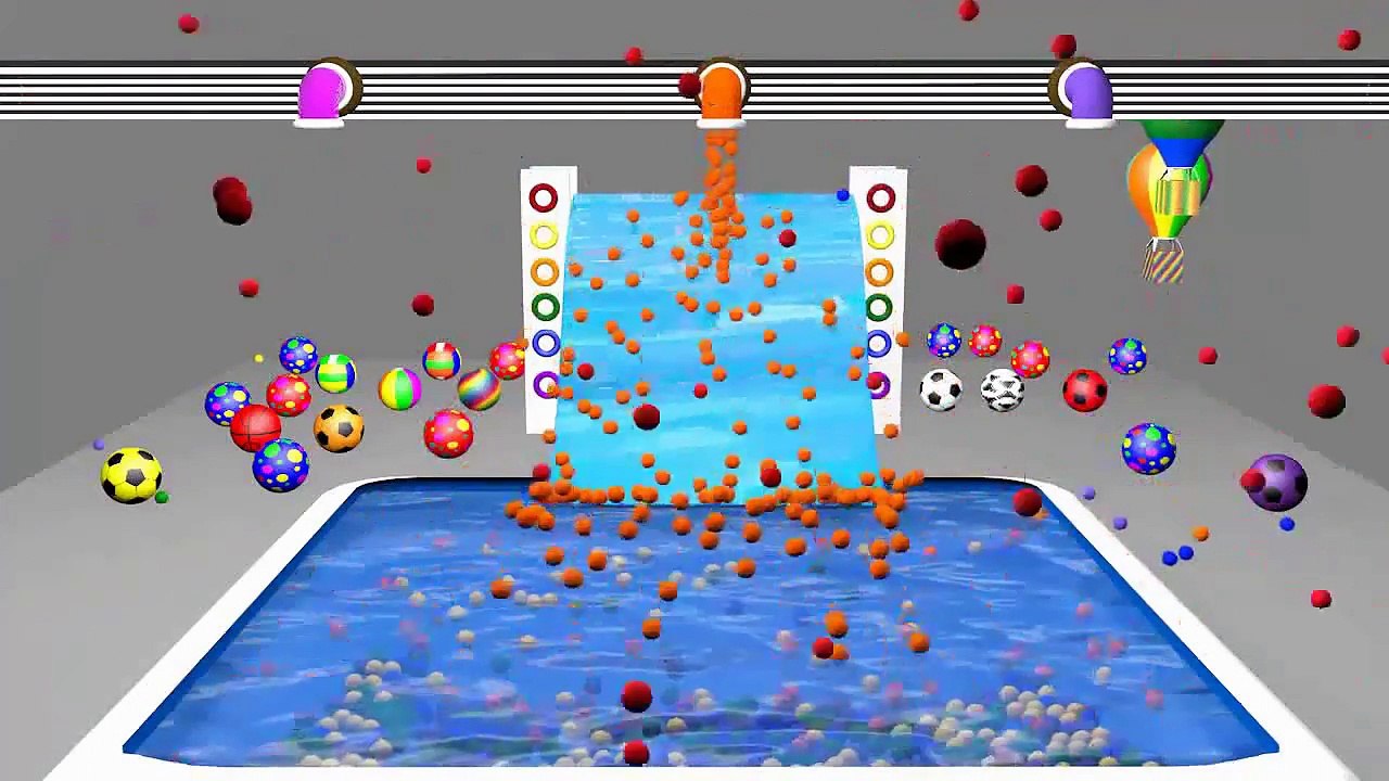 Los colores para que los Niños Aprendan con Piscina de Bolas de Colores para que los Niños Aprendan los Niños Learni