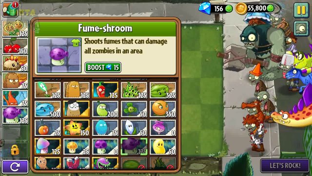 Plants vs Zombies 2 - Jurassic Marsh Day 12 (Old Version): Jurassic Gargantuar