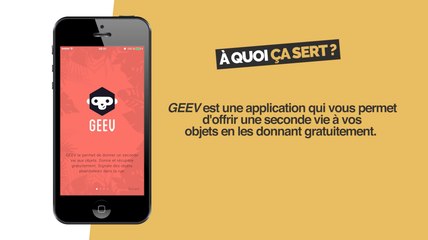 L'application de la semaine : GEEV, offrez une nouvelle vie à vos objets