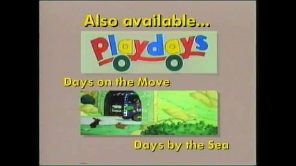 Start and End of Playdays - Animated Alphabet VHS (Monday 6th April 1992)
