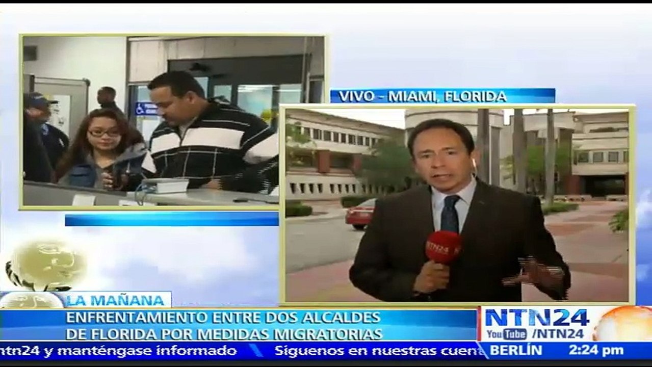 Confrontación entre los alcaldes Tomás Regalado y Carlos A. Gimenez de Miami por medidas a inmigrantes indocumentados