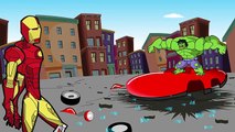 Iron Man And Hulk Fight - Epic Battle | Superheroes Finger Family songs
