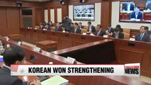 Finance Ministry to follow recent appreciation of Korean won against Japanese Yen