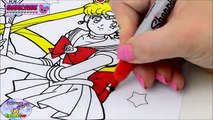 Sailor Moon Coloring Book Colors Episode Speed Colouring Anime Surprise Egg and Toy Collector SETC