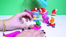Pocoyo Christmas Play Doh Set Play-Doh Candy Jar Pocoyó en Navidad Pato Elly Покојо Lets