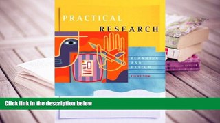 Download [PDF]  Practical Research: Planning and Design (8th Edition) Full Book
