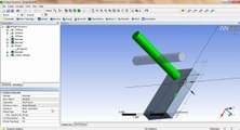 Ansys rigid dynamics tutorial _ Universal Joint analysis Part 1