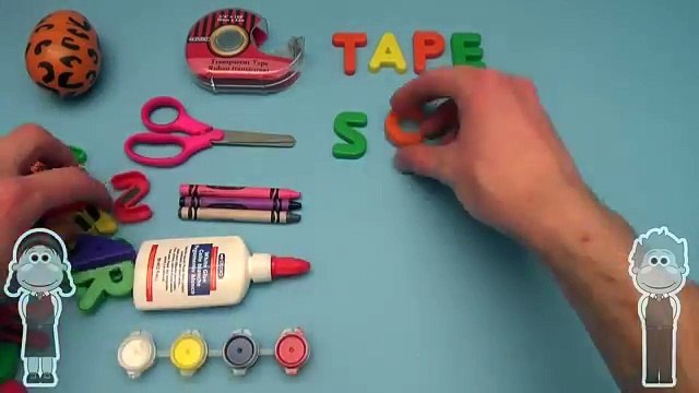 Spider Man Surprise Egg Learn to Spell! Spelling Craft Words! With Surprise Eggs!