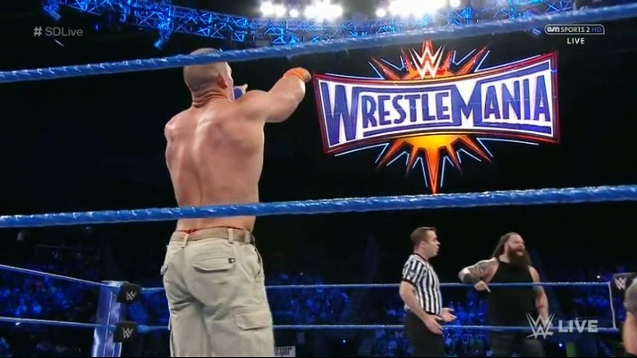 Smack Down 31-01-2017 Jhon Cena Vs Randy Ortan