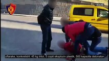 Tepelensi kapet me 45 kg tritol në trotuar në Tiranë, shikoni si e arreston policia
