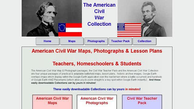 American Civil War Maps, Video, Photos & Lesson Plans