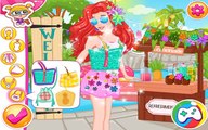 Princesses Summer Pool Party - Elsa, Ariel and Pocahontas - Decorate and Dress Up Game For Girls