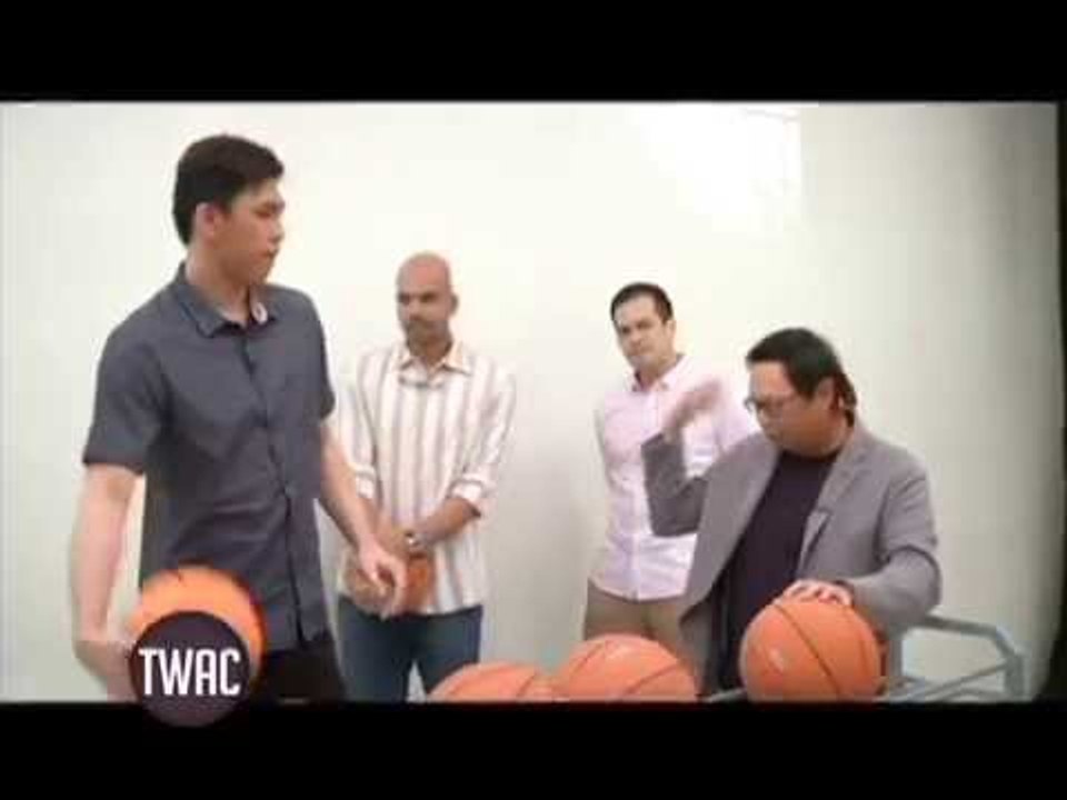 Basketball challenge with Alvin Patrimonio, Benjie Paras and Ian Sangalang | TWAC