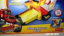 Flaming Stunts Blaze!! Blaze Soars Through Flames, Pop Up Launcher, Blaze and the Monster Machines