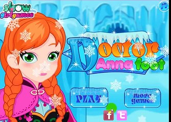 ♛ Disney Princess Frozen Anna Foot Doctor Game For Kids NEW HD