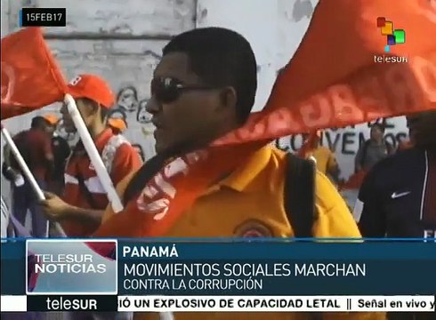 Panameños exigen al gobierno investigue y castigue casos de corrupción