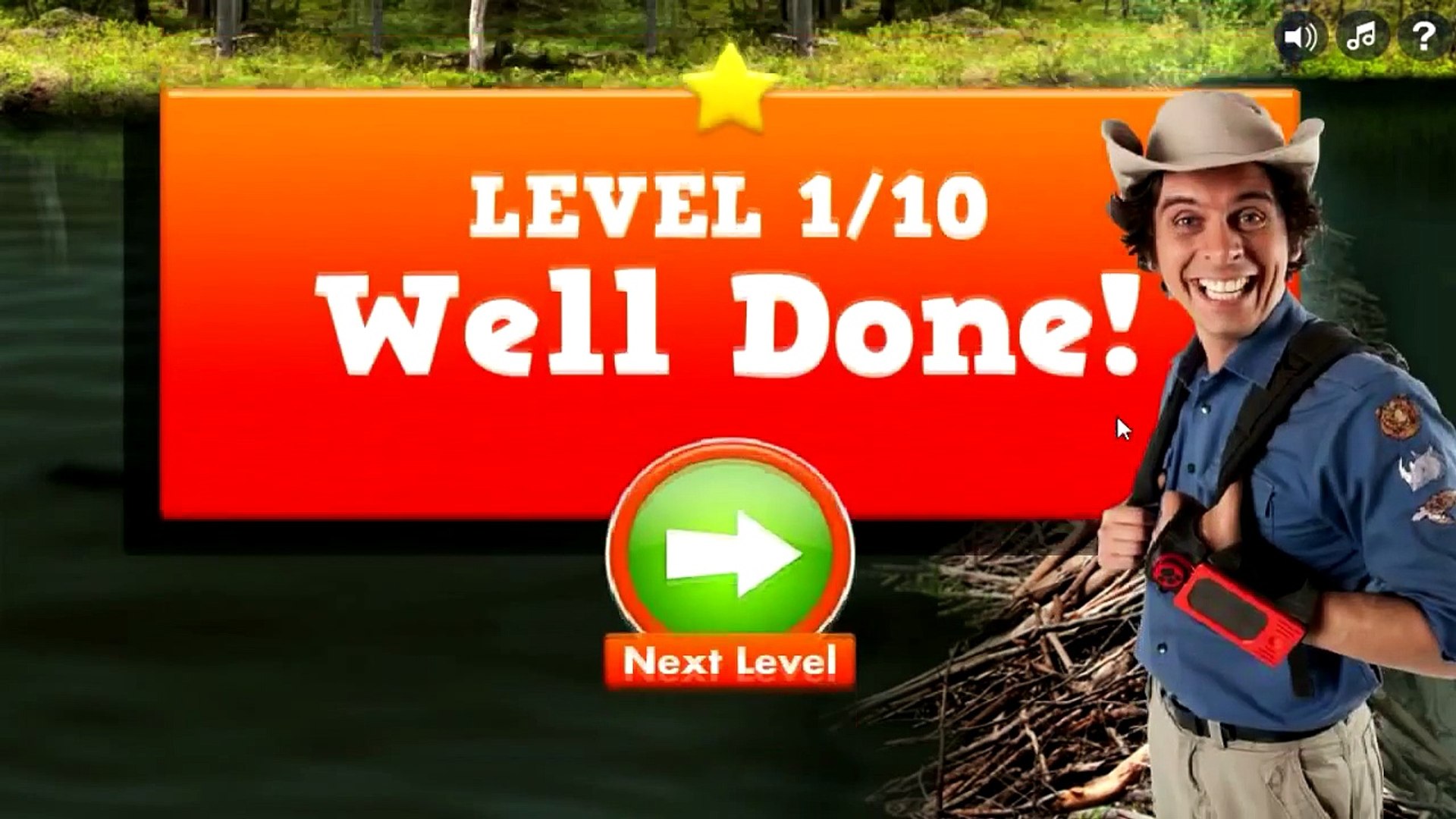 ⁣Andys wild adventures Game - Beaver Builder, cbeebies games