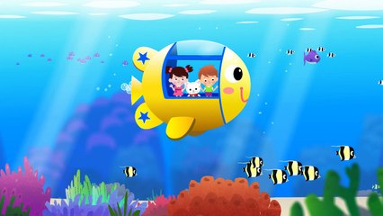 Les petits poissons dans l'eau - comptine bébé