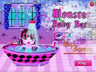 MONSTER BABY BATH GAMES-Baby Games-Baby Shower Games