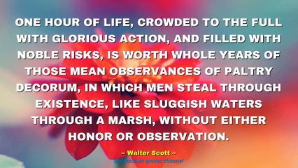 Walter Scott Quotes #2