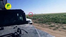 Une voiture de Daesh explose tout pret d'un journaliste !