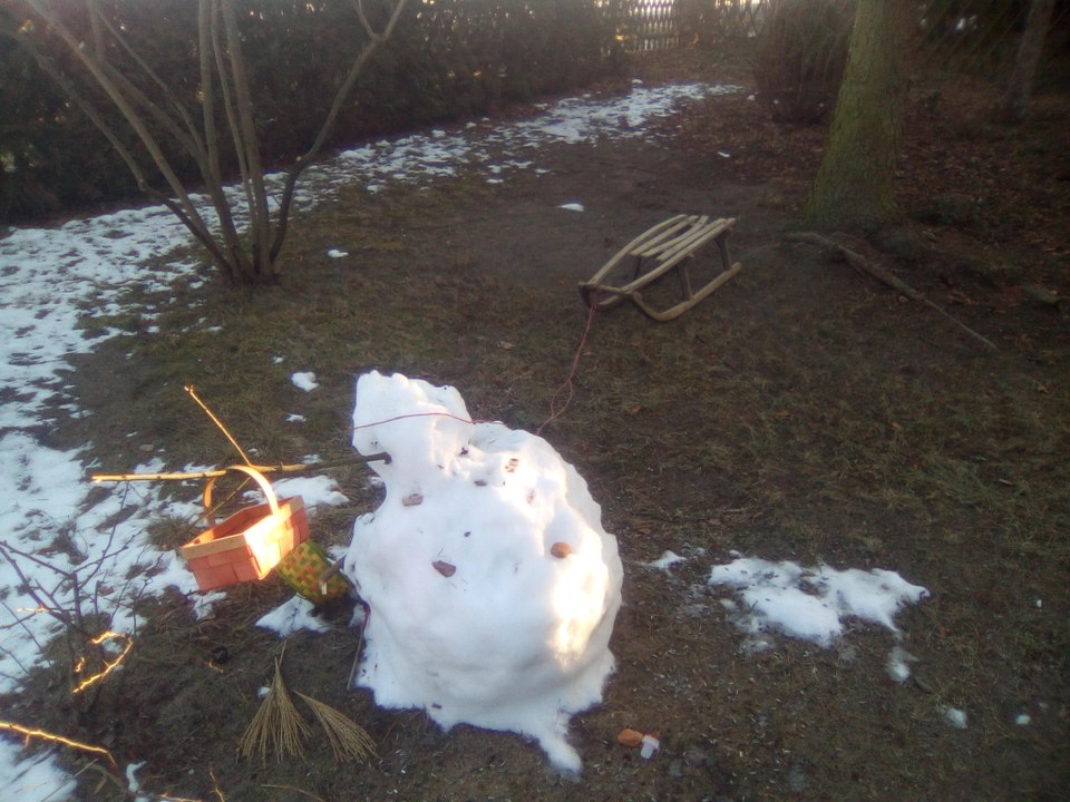 Bis zum nächsten Jahr, Schneemann!