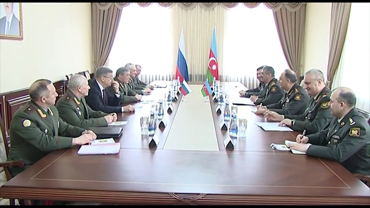 Zakir Həsənov Rusiya SQ Baş Qərargah rəisi ilə görüşüb