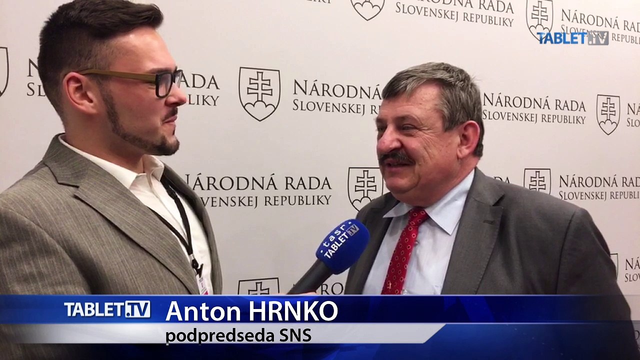 ZÁZNAM: Anton Hrnko o mimoriadnej schôdzi NR SR