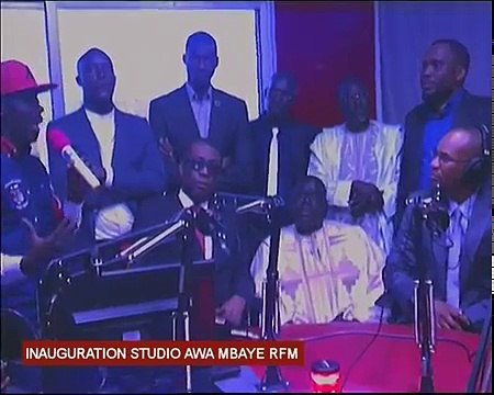 Inauguration du studio Awa Mbaye par Youssou Ndour