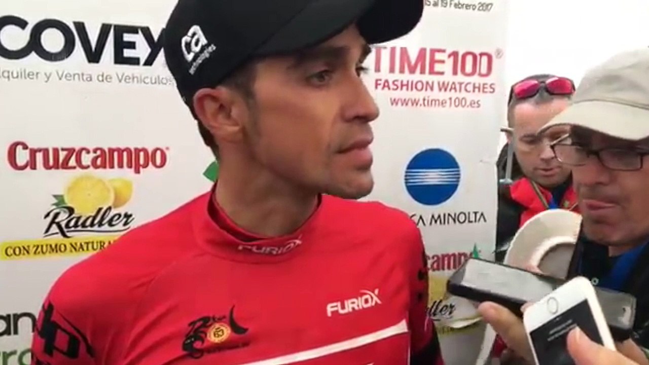 Tour d'Andalousie 2017 - Alberto Contador leader de la Ruta del Sol : "C'était dur mais j'ai tenu le rythme"