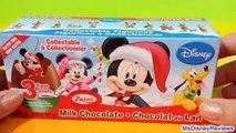 3 Christmas Surprise Eggs Disney Mickey Mouse Clubhouse 3d characters Zaini eggs