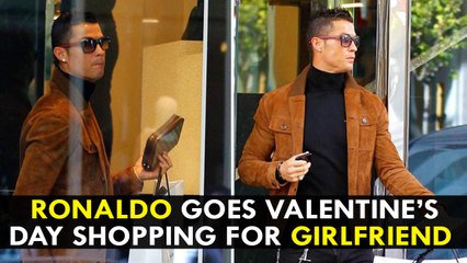 Cristiano Ronaldo Goes Valentine’s Day Shopping For Georgina Rodriguez